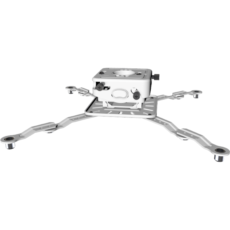 Universal Projector Mount with Addition Extenders white.