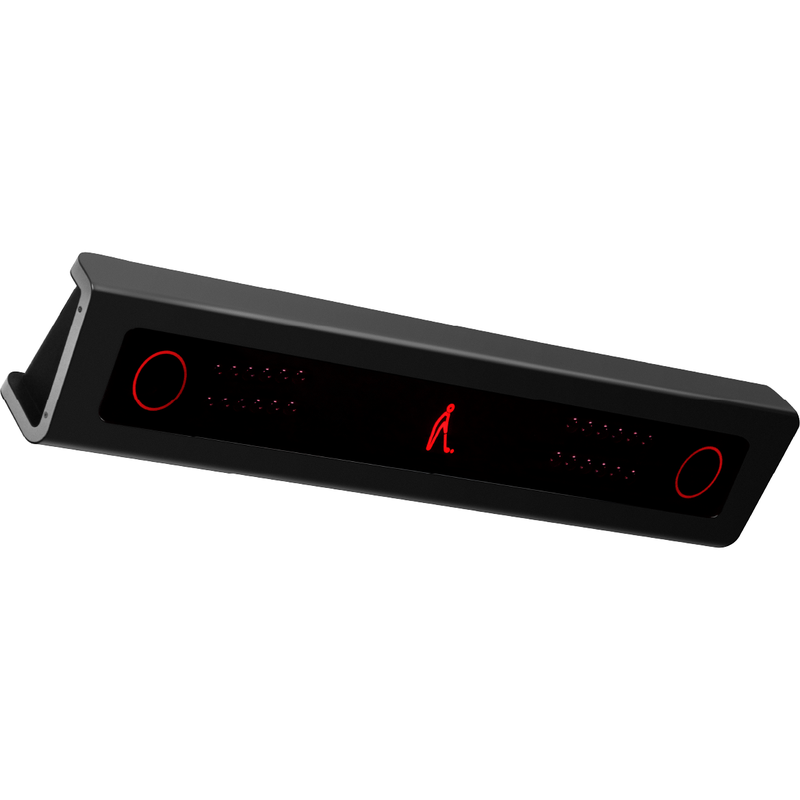 VTrack Launch Monitor straight front view dual cameras.